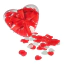 Конфетти в виде сердечек Bath Confetti Big Hearts, бело-красные - Фото №3