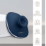 Щетка для тела Geske Body Brush 4 in 1 Suction Mount Metal, синяя - Фото №12