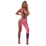 Комбинезон Star Night Hollow Out Gradient Bodystocking, фиолетово-розовый - Фото №3