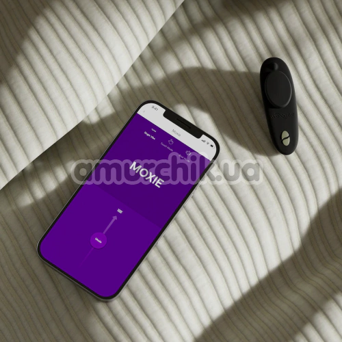 Кліторальний вібратор We-Vibe Moxie+ (ви вайб мокси плюс чорний)