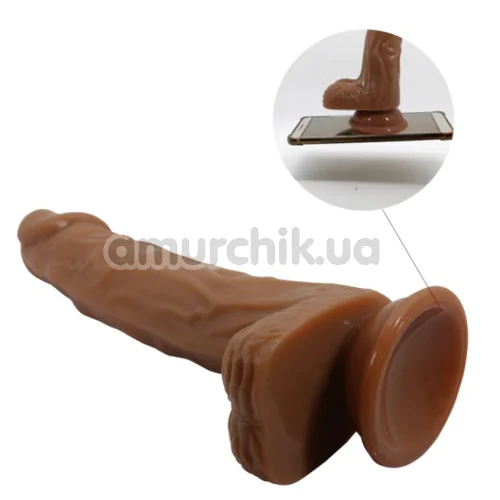 Вібратор з поштовхами Beautiful Encounter Bodach Remote Control, коричневий
