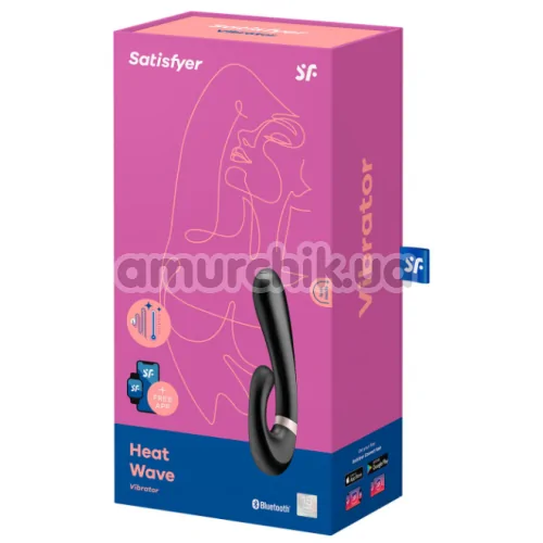 Вибратор с подогревом Satisfyer Heat Wave, черный