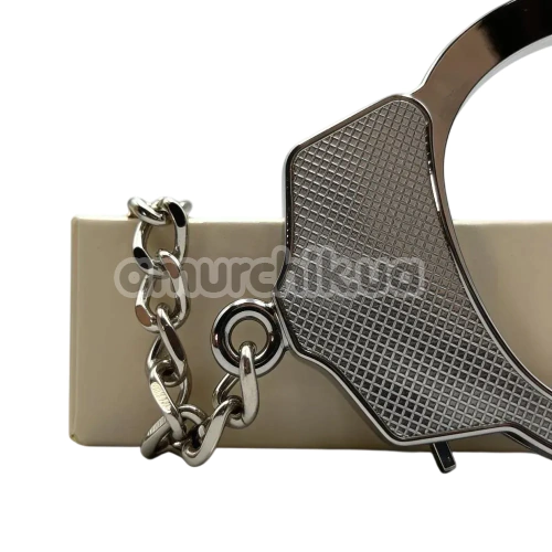 Наручники DS Fetish Luxury Metal Handcuffs, срібні