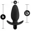 Анальна пробка з вібрацією Anal Adventures Platinum Saddle Plug, чорна - Фото №5