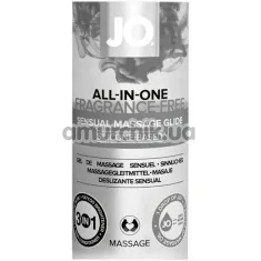 Массажный лубрикант JO Sensual Massage Unscented - без запаха, 15 мл - Фото №1