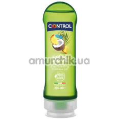 Массажный гель Control Intimacy & Moisturizing Masage Gel Exotic Escape - экзотические фрукты, 200 мл - Фото №1
