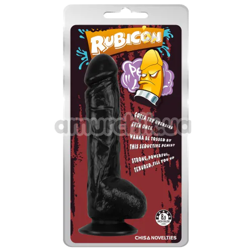 Фалоімітатор Rubicon Orgasm Stealer Penis 8.9, чорний