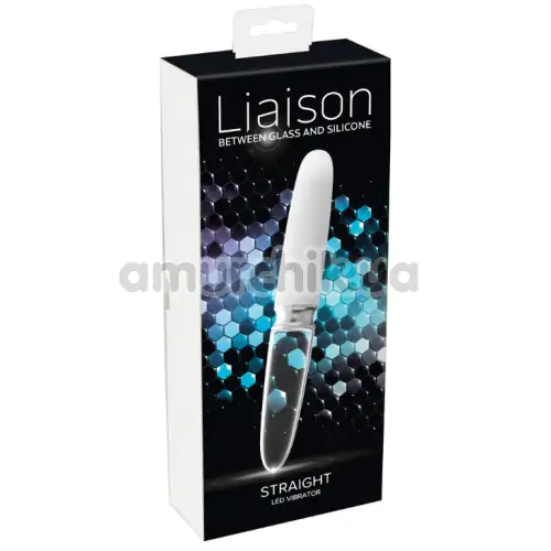 Вибратор Liaison Straight LED Vibrator, белый