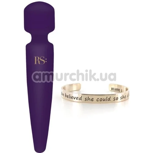 Универсальный вибромассажер Rianne S Bella Mini Wand, фиолетовый
