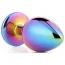 Анальная пробка с радужным кристаллом Gleaming Love Multicolour Plug L, радужная - Фото №4