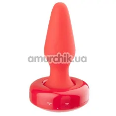 Анальная пробка с вибрацией Butt Plug Flexi Head 4, красная - Фото №1