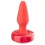 Анальна пробка з вібрацією Butt Plug Flexi Head 4, червона - Фото №1