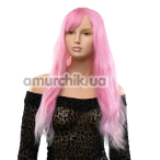 Перука Fetish Hair Wavy Side Bangs Wig, рожева - Фото №1