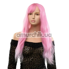 Парик Fetish Hair Wavy Side Bangs Wig, розовый - Фото №1