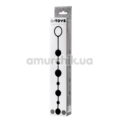 Анальні кульки A-Toys Anal Beads 761306, чорні