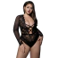Боді JSY Sexy Lingerie P61139, чорне - Фото №2