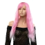 Парик Fetish Hair Wavy Side Bangs Wig, розовый - Фото №1