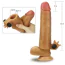 Насадка на пенис с вибрацией Revolutionary Silicone Nature Extender LV414101, коричневая - Фото №3