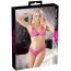 Комплект Cottelli Collection Bra and Briefs 2213079 розовый: бюстгальтер + трусики - Фото №6