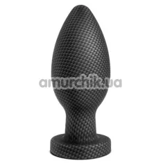 Анальна пробка Spark Silicone Plug Medium, чорна - Фото №1