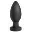 Анальна пробка Spark Silicone Plug Medium, чорна - Фото №1