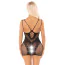Платье Leg Avenue Lace and Net Mini Dress With Dual Strap, черное - Фото №4