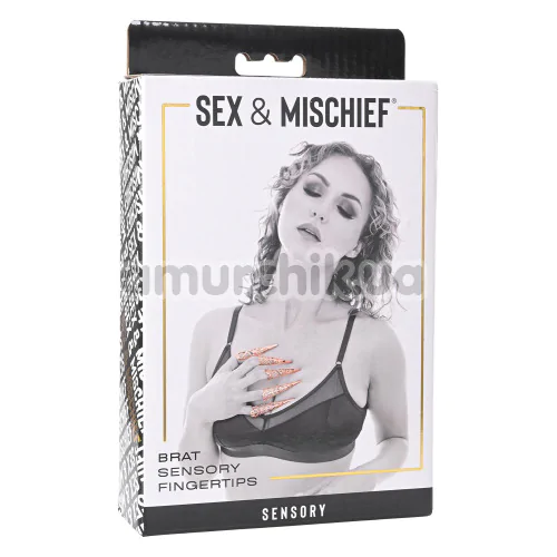 Украшения для пальцев Sex and Mischief Brat Sensory Fingertips, золотые