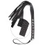 Плеть S&M Fancy Leather Flogger 110, черная - Фото №2