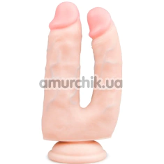 Подвійний фалоімітатор Easy Toys Double Dong 18, тілесний - Фото №1