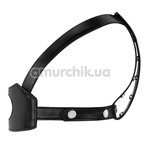 Маска на голову для страпона Bedroom Fantasies Head Bondage Harness, черная