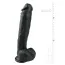 Фаллоимитатор Easy Toys Realistic Dildo 26.5 см, черный - Фото №4
