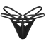 Трусики-стрінги Obsessive Keira Lise, чорні - Фото №7