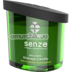 Свеча для массажа Senze Vitalizing Massage Candle - лимон/перец/эвкалипт, 150 мл - Фото №1