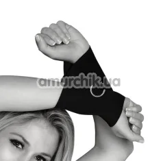 Фиксаторы для рук Sex & Mischief Black Elastabind Cuffs - Фото №1
