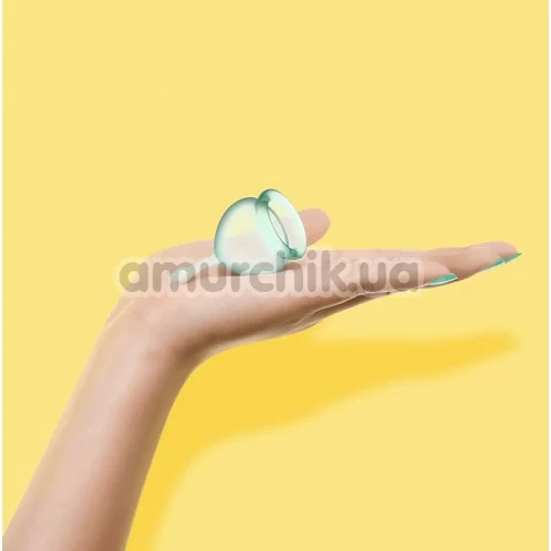 Набір з 2 менструальних чаш Satisfyer Feel Good, світло-зелений
