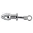 Анальна пробка Anal Plug Deluxe Aluminium, срібна - Фото №5