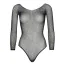 Боди Leg Avenue Falling 4 U Rhinestone Bodysuit, черное - Фото №6