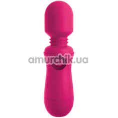 Универсальный вибромассажер OMG! Wands Rechargeable #Enjoy Vibrating Wand, розовый - Фото №1