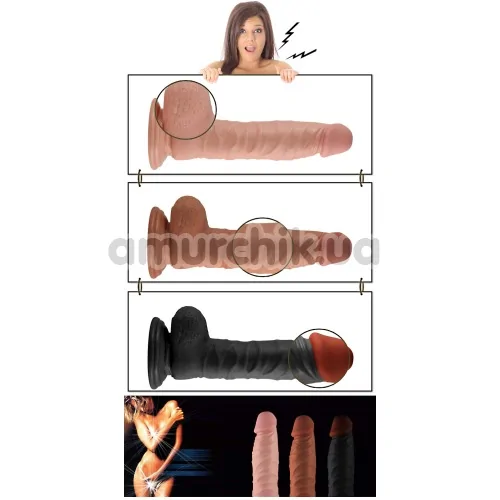 Фалоімітатор Lovetoy Real Extreme 350041, тілесний