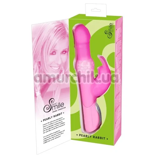 Вибратор Smile Pearly Rabbit, розовый