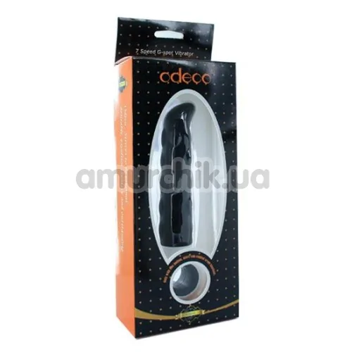 Вібратор для точки G Odeco O-Zone Delight Black, чорний