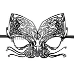 Маска Metal Mask, чорна - Фото №1
