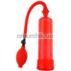 Вакуумна помпа Penis Enlarger, гладенька червона - Фото №1