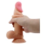 Фалоімітатор Sliding Skin Bendable 7.6, тілесний - Фото №6