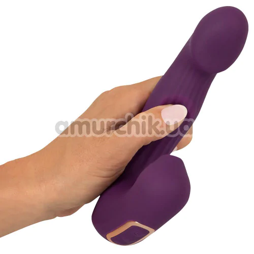 Вібратор з пульсацією Javida 4 Function Vibrator, фіолетовий