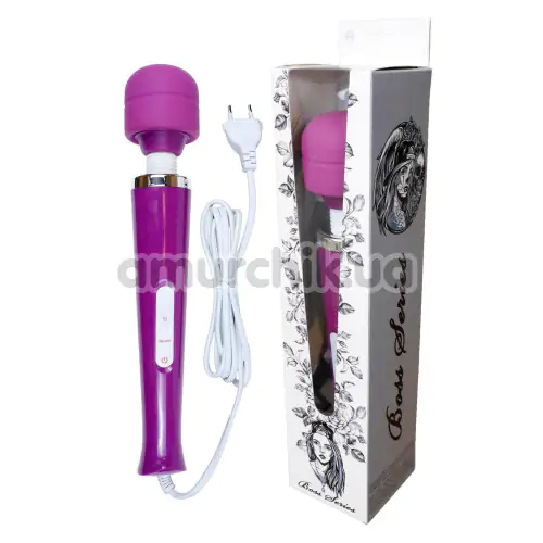 Універсальний вібромасажер Boss Series Magic Massager Wand, фіолетовий