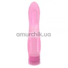 Вибратор Crystal Jelly Lines Exciter, розовый - Фото №1