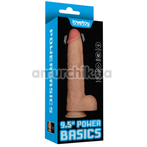 Вибратор Power Basics 9.5, телесный