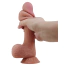 Фалоімітатор Sliding Skin Bendable 8.1 6NRG-1, коричневий - Фото №7