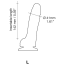 Фаллоимитатор Strap-On-Me Sliding Skin Realistic Dildo L, розовый - Фото №6